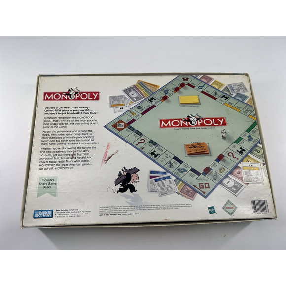 MONOPOLY Board Game Original Parker Brothers 2004 Edition Family Game Night - Picture 5 of 12